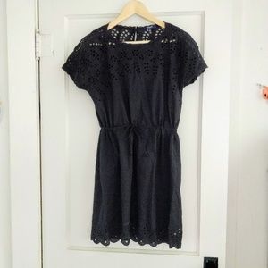 ECU Madewell Wildflower Eyelet Lace Cotton Dress